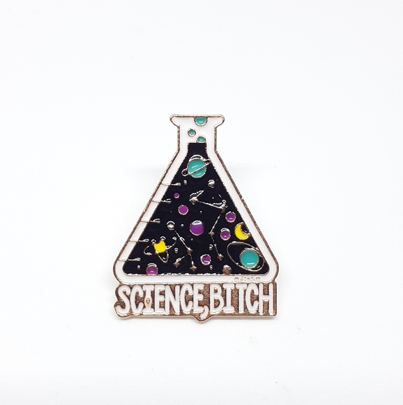 Science bitch enamel pin - Picture 1 of 2